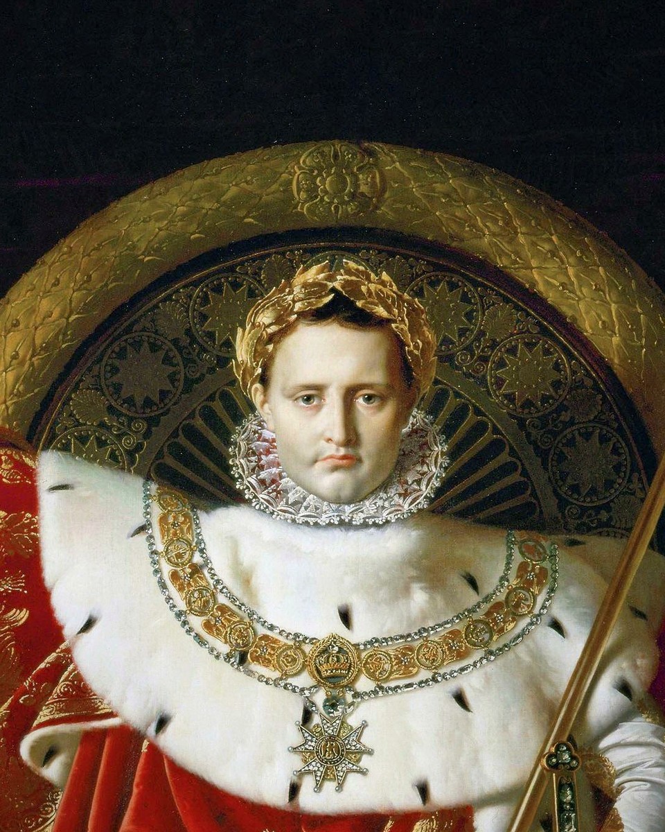 Napoleon I on his Imperial Throne — Ingres, public domain