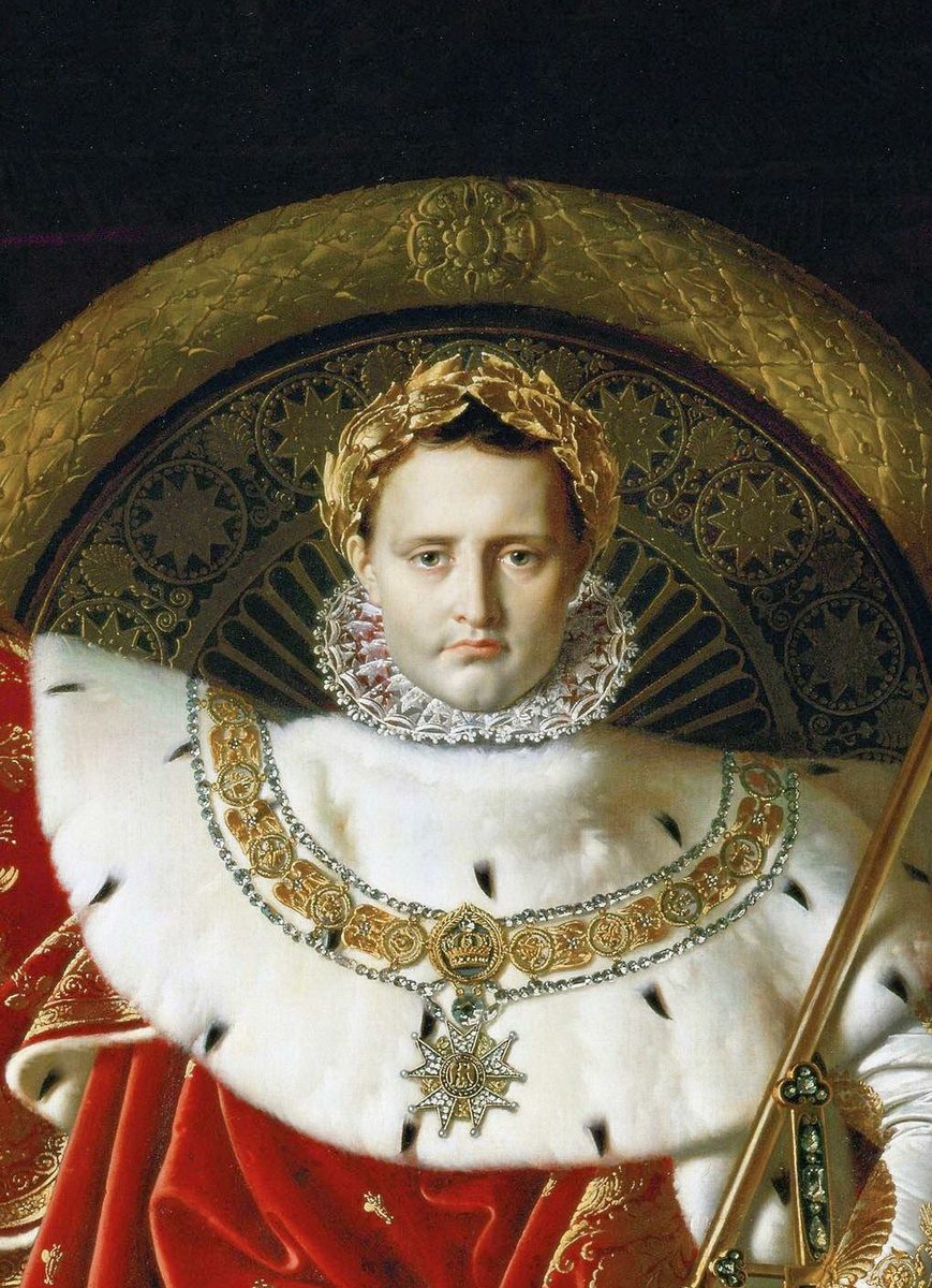 Napoleon I on his Imperial Throne — Ingres, public domain
